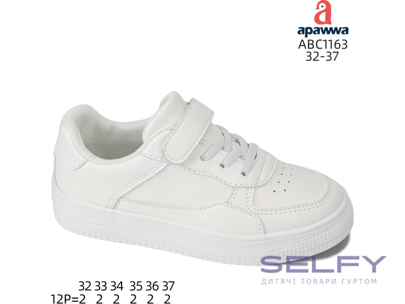 Кросівки дитячі Apawwa ABC1163P white 32-37, Фото 1