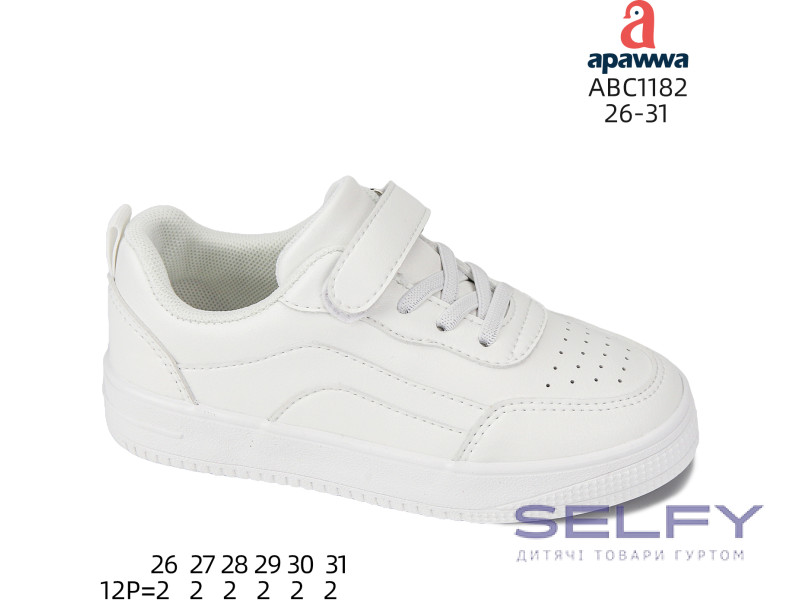 Кроссовки детские Apawwa ABC1182P white 26-31, Фото 1