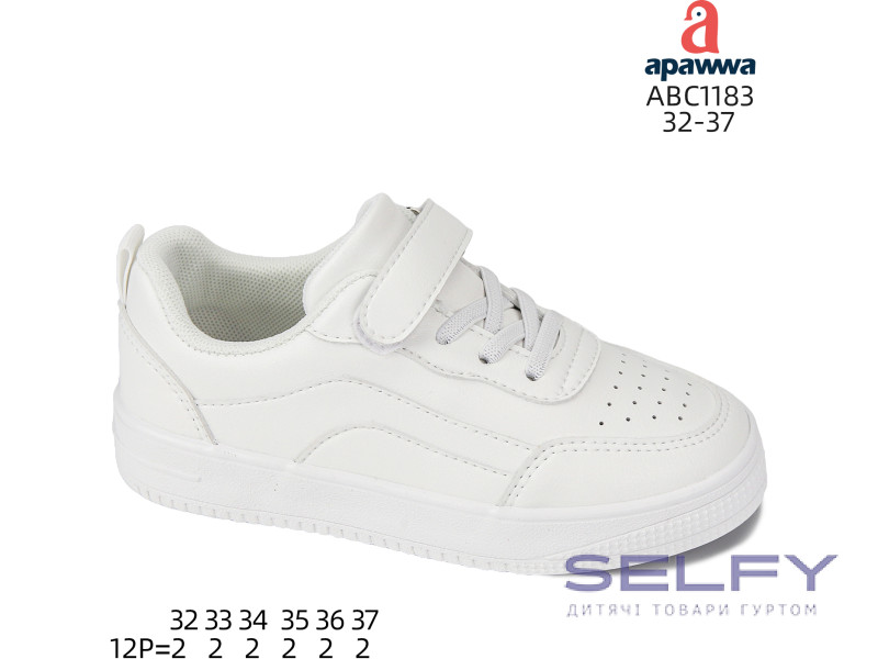 Кроссовки детские Apawwa ABC1183P white 32-37, Фото 1