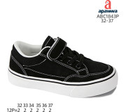 Кеди дитячі Apawwa ABC1843P black 32-37