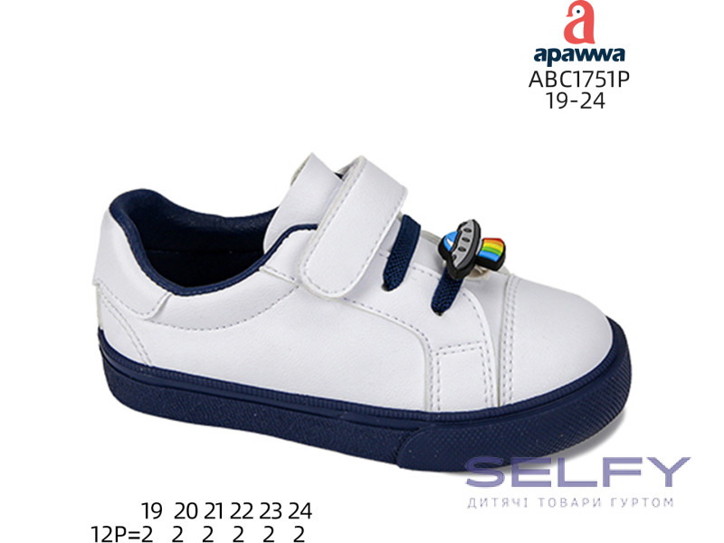 Кроссовки детские Apawwa ABC1751P navy 19-24, Фото 1
