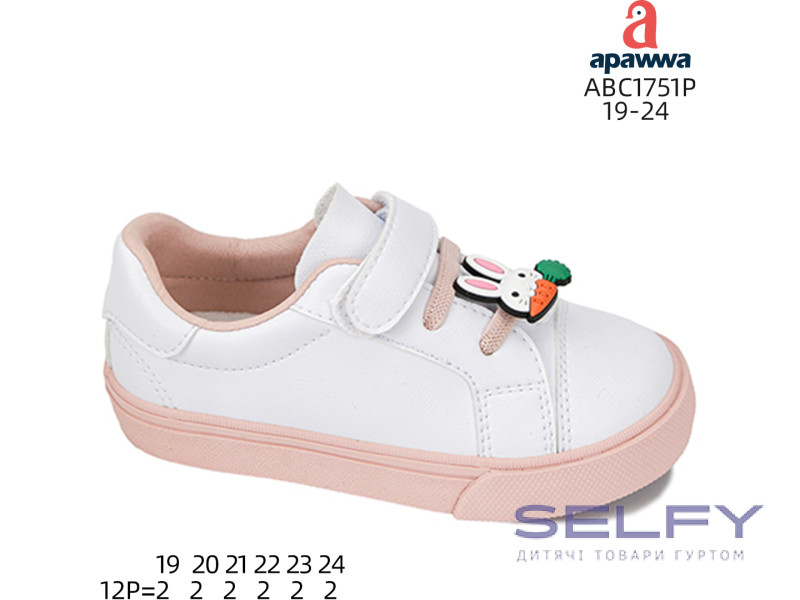 Кросівки дитячі Apawwa ABC1751P pink 19-24, Фото 1