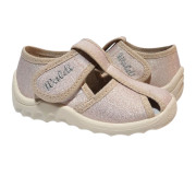 Маша 21-27 бежева підошва, срібний блиск