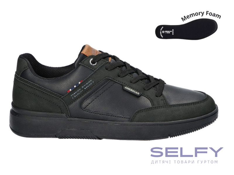 Кросівки чоловічі American Club RH 146/24 чорний 41-46, Фото 1