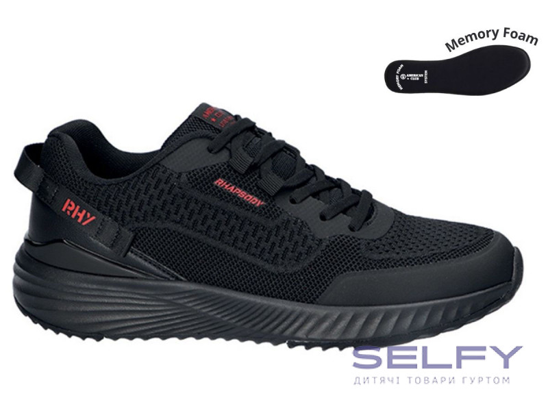 Кросівки  American Club RH 134 чорний 41-46, Фото 1