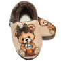 Тапочки Memory Waldi Home 24-31 коричневі, ведмедик Тапочки Memory Waldi Home 24-31 коричневі, ведмедик