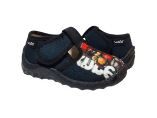 Рома 23-27 чорні , чорна підошва, ведмедик