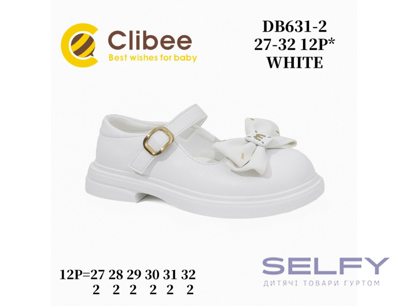 Туфлі Clibee DB631-2 white 27-32, Фото 1
