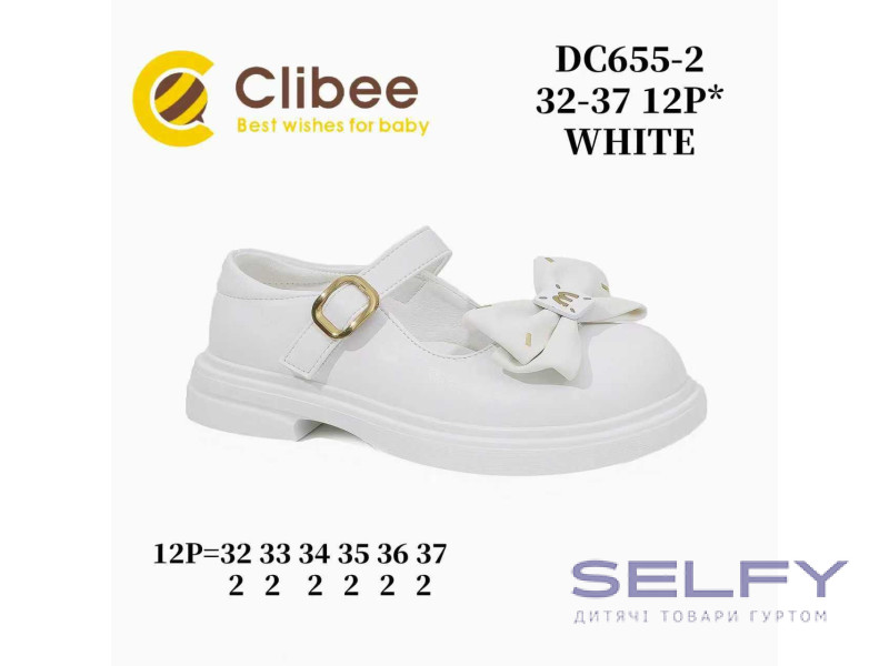 Туфлі Clibee DC655-2 white 32-37, Фото 1