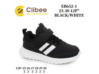 Кросівки дитячі Clibee EB652-1 black-white 21-26