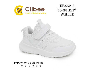 Кроссовки детские Clibee EB652-2 white 25-30
