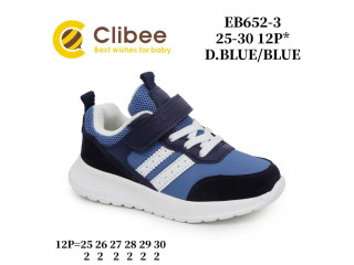 Кроссовки детские Clibee EB652-3 d.blue-blue 25-30