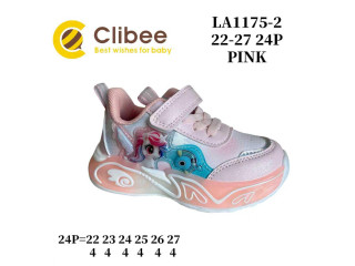 Кроссовки детские Clibee LA1175-1 pink 22-27