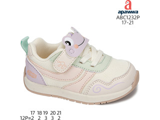 Кроссовки детские Apawwa ABC1232P beige 17-21