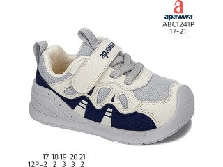 Кросівки дитячі Apawwa ABC1241P l.grey 17-21