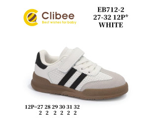 Кроссовки детские Clibee EB712-2 white 27-32