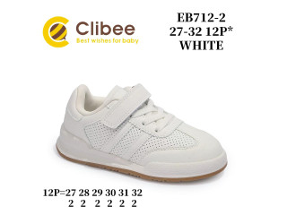 Кросівки дитячі Clibee EB712-2 white 27-32