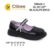 Туфлі Clibee DB668-1 black-purple 26-30