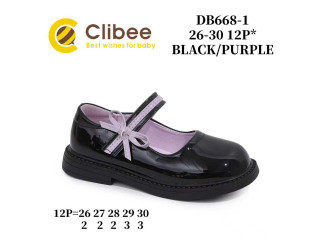 Туфлі Clibee DB668-1 black-purple 26-30