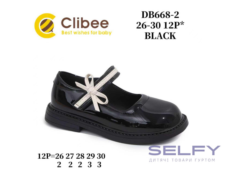 Туфли Clibee DB668-2 black 26-30, Фото 1