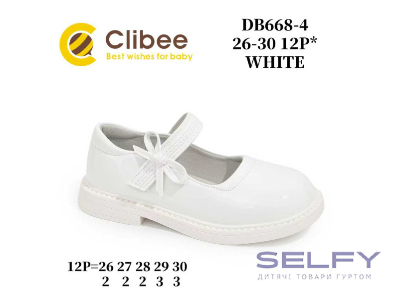 Туфлі Clibee DB668-4 white 26-30, Фото 1