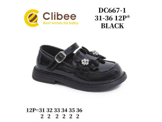 Туфлі Clibee DC667-1 black 31-36