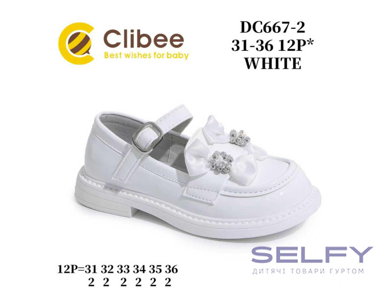Туфли Clibee DC667-2 white 31-36, Фото 1