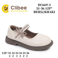 Туфлі Clibee DC669-3 beieg-khaki 31-36