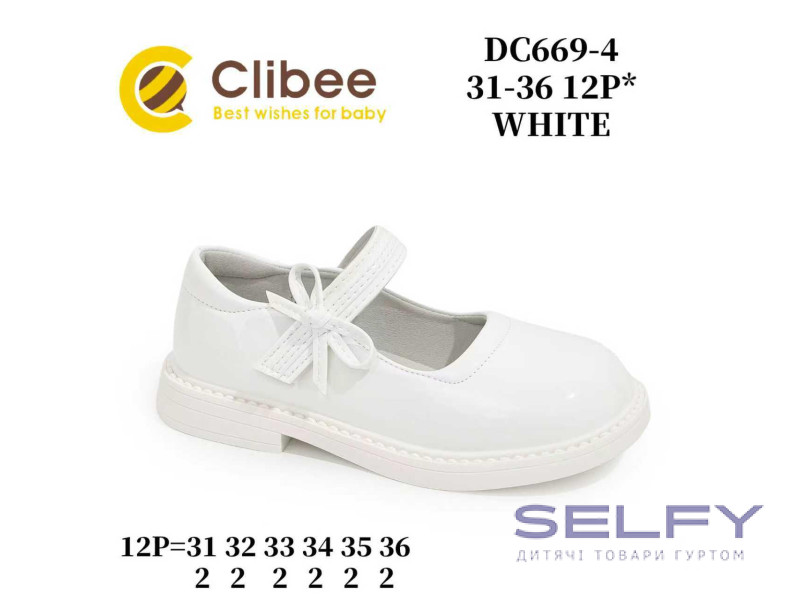 Туфлі Clibee DC669-4 white 31-36, Фото 1