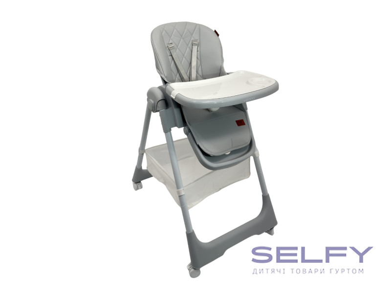 Стілець для годування дитини VELANO Nexi, light grey, Фото 1