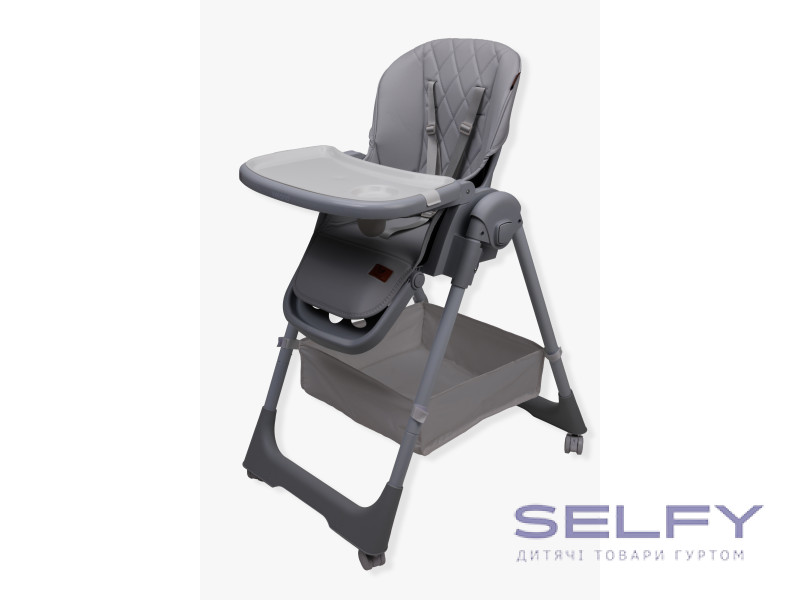 Стілець для годування дитини VELANO Nexi, light grey, Фото 6