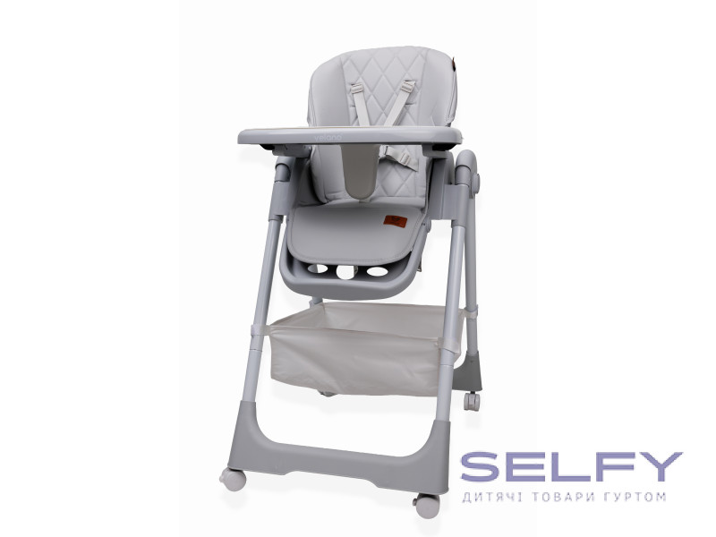 Стул для кормления ребенка VELANO Nexi, light grey, Фото 8