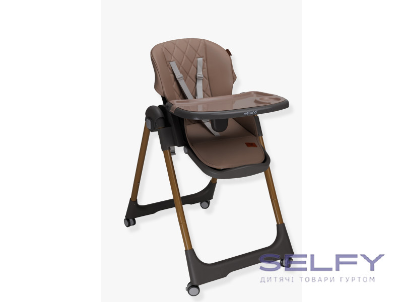Стілець для годування дитини VELANO Nexi, brown, Фото 1