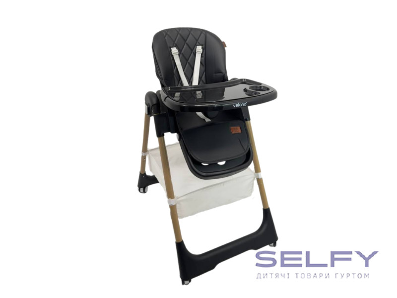 Стул для кормления ребенка VELANO Nexi, black, Фото 1