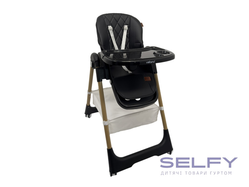 Стул для кормления ребенка VELANO Nexi, black, Фото 3