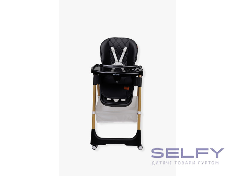 Стілець для годування дитини VELANO Nexi, black, Фото 3