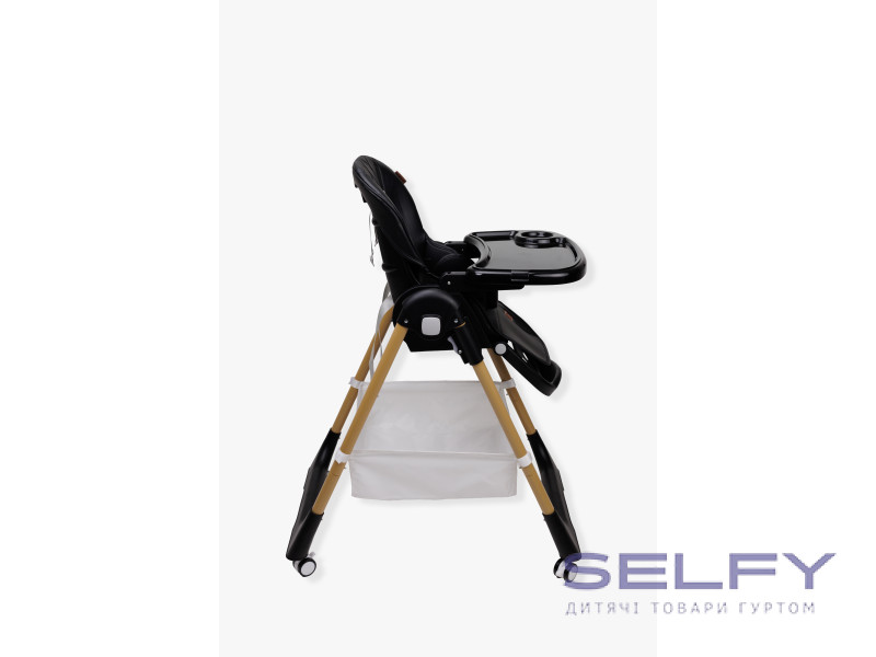 Стілець для годування дитини VELANO Nexi, black, Фото 4