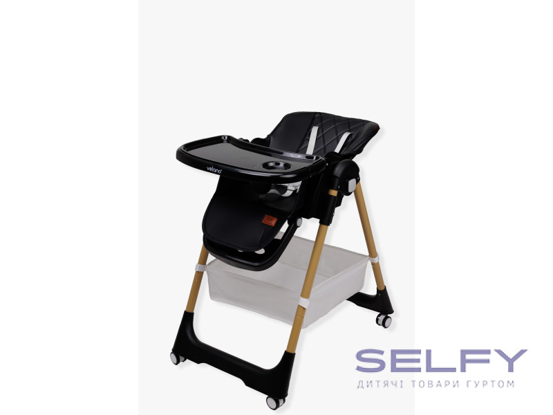 Стілець для годування дитини VELANO Nexi, black, Фото 6