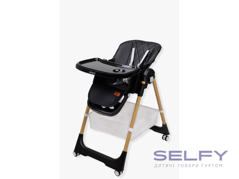 Стул для кормления ребенка VELANO Nexi, black, Фото 13