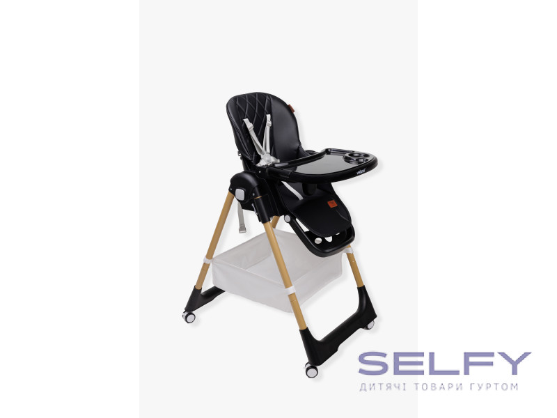 Стул для кормления ребенка VELANO Nexi, black, Фото 4