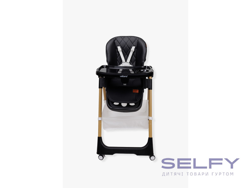 Стілець для годування дитини VELANO Nexi, black, Фото 3