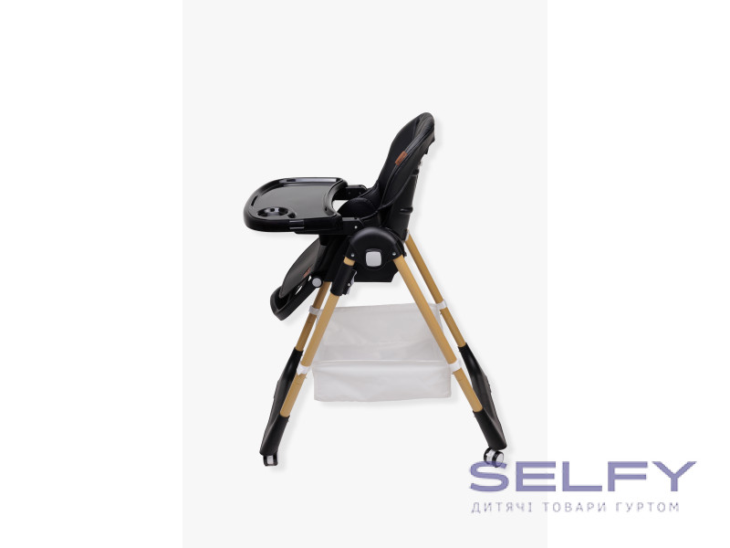 Стілець для годування дитини VELANO Nexi, black, Фото 5