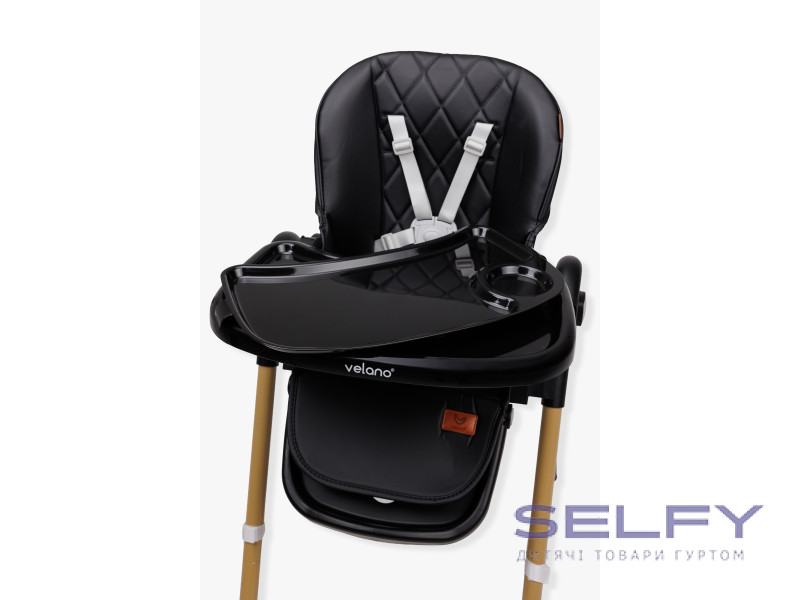 Стул для кормления ребенка VELANO Nexi, black, Фото 6