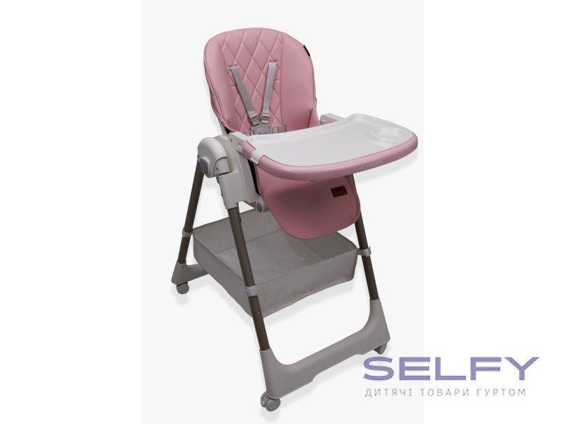 Стілець для годування дитини VELANO Nexi, pink, Фото 1