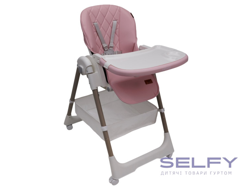 Стілець для годування дитини VELANO Nexi, pink, Фото 1