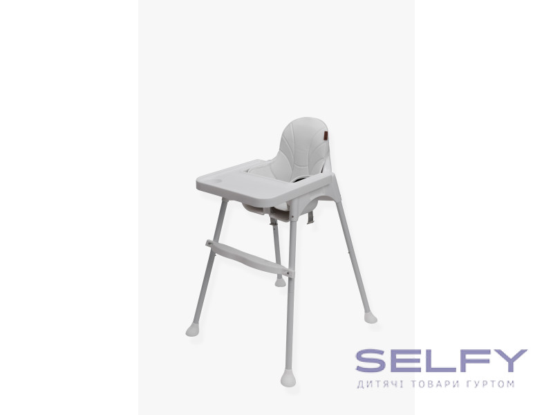 Стул для кормления ребенка 2 в 1 VELANO Basic, white, Фото 7