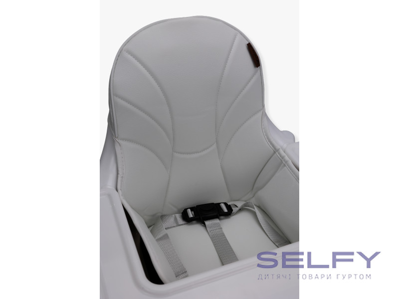 Стілець для годування дитини 2 в 1 VELANO Basic, white, Фото 7