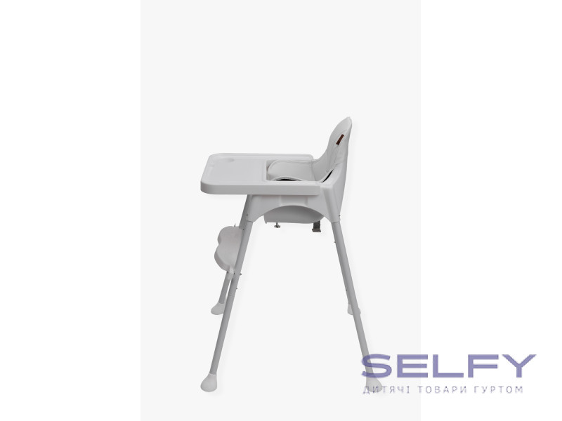 Стул для кормления ребенка 2 в 1 VELANO Basic, white, Фото 6