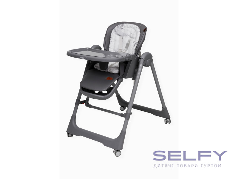 Стул-качалка для кормления ребенка 2 в 1 VELANO Nomi, black, Фото 1