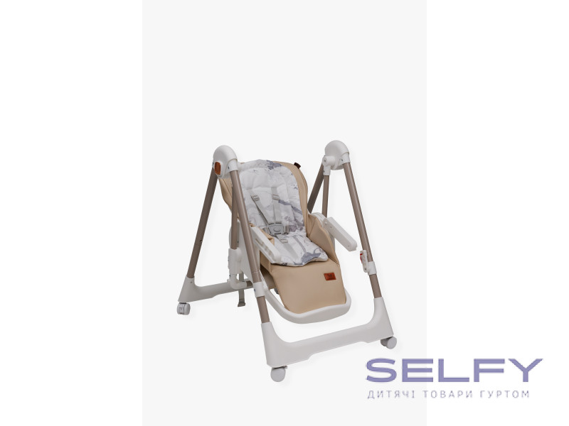 Стул-качалка для кормления ребенка 2 в 1 VELANO Nomi, beige, Фото 11